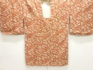 大正ロマン　松竹梅模様上代紬道行コート